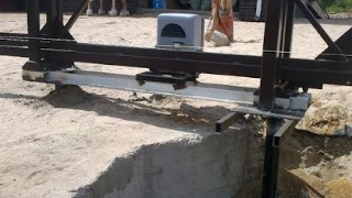 Купить сваи для ворот в Балахна. Заказать ворота на сваях под ключ от 21473 руб